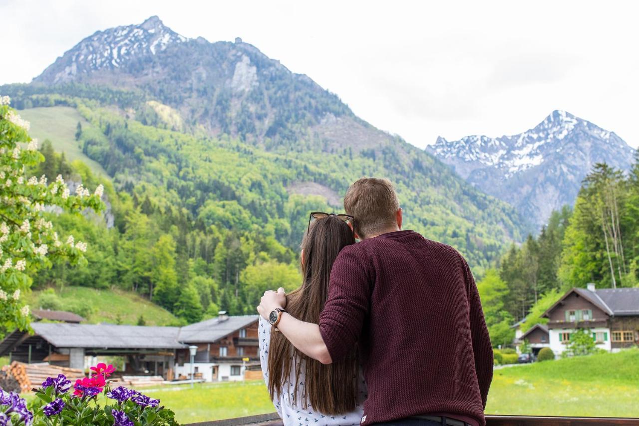 Hotel Garni Weberhausl Strobl Bagian luar foto